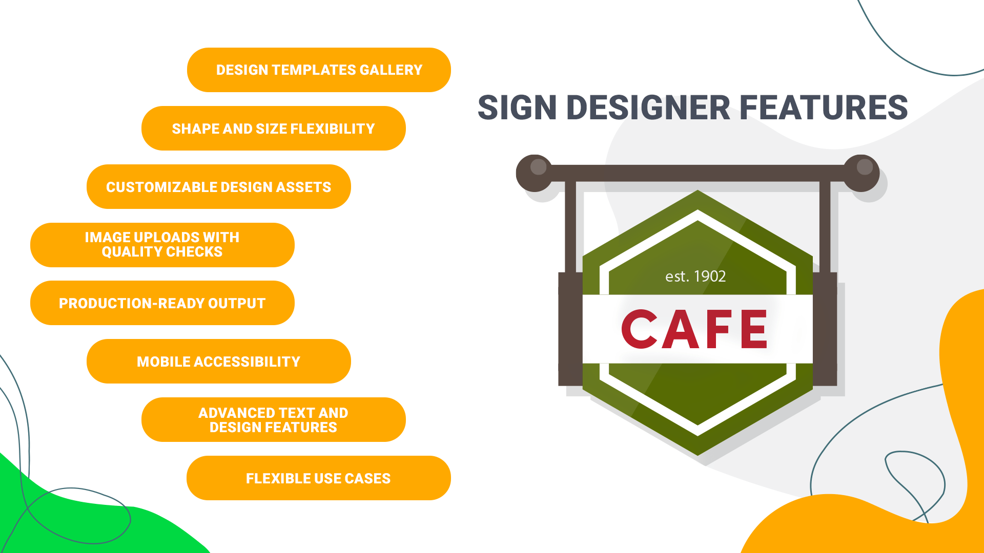 Sign Designer Features